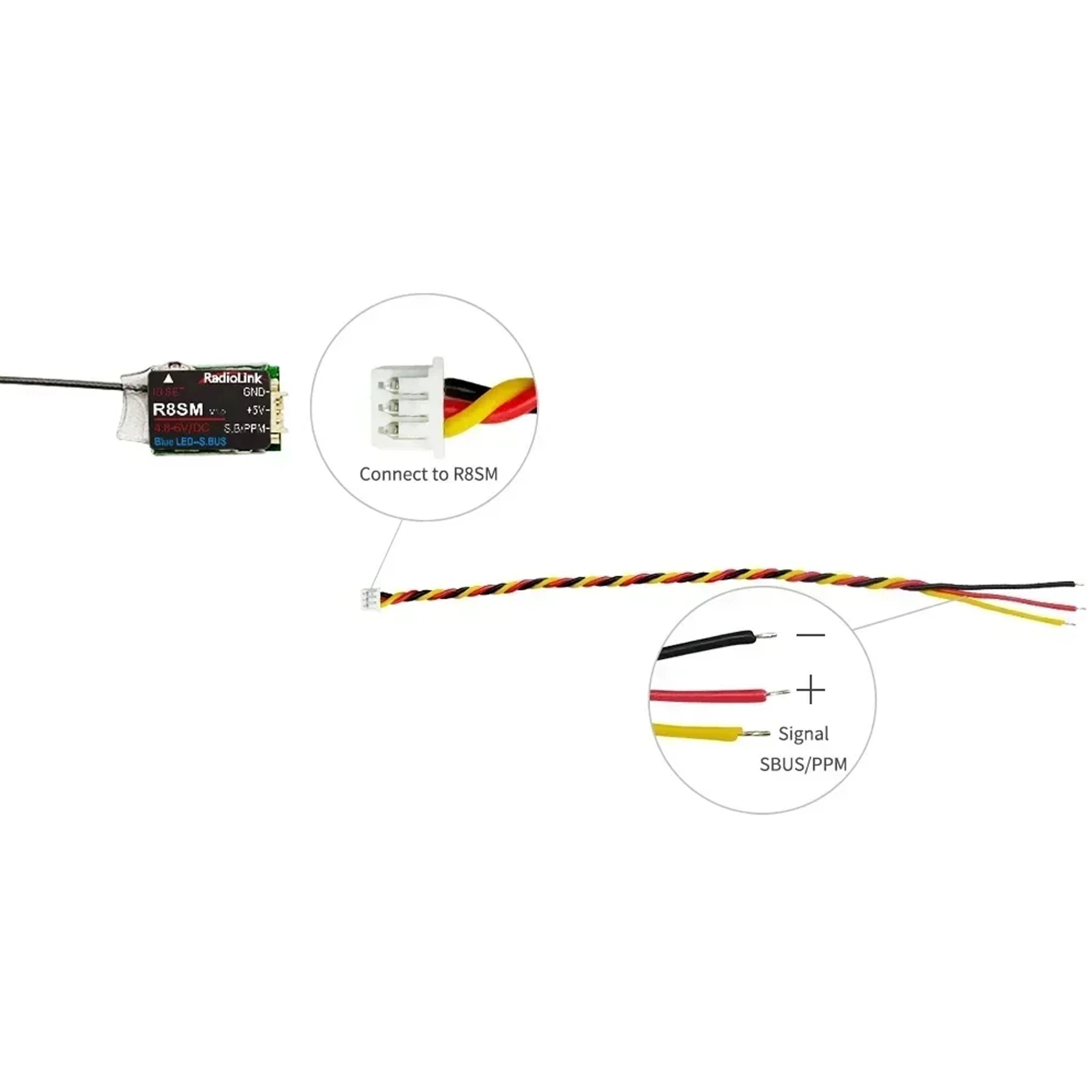 Radiolink R8SM 8-Channel 2.4G  - Receiver Sbus 8Ch 评论和价格