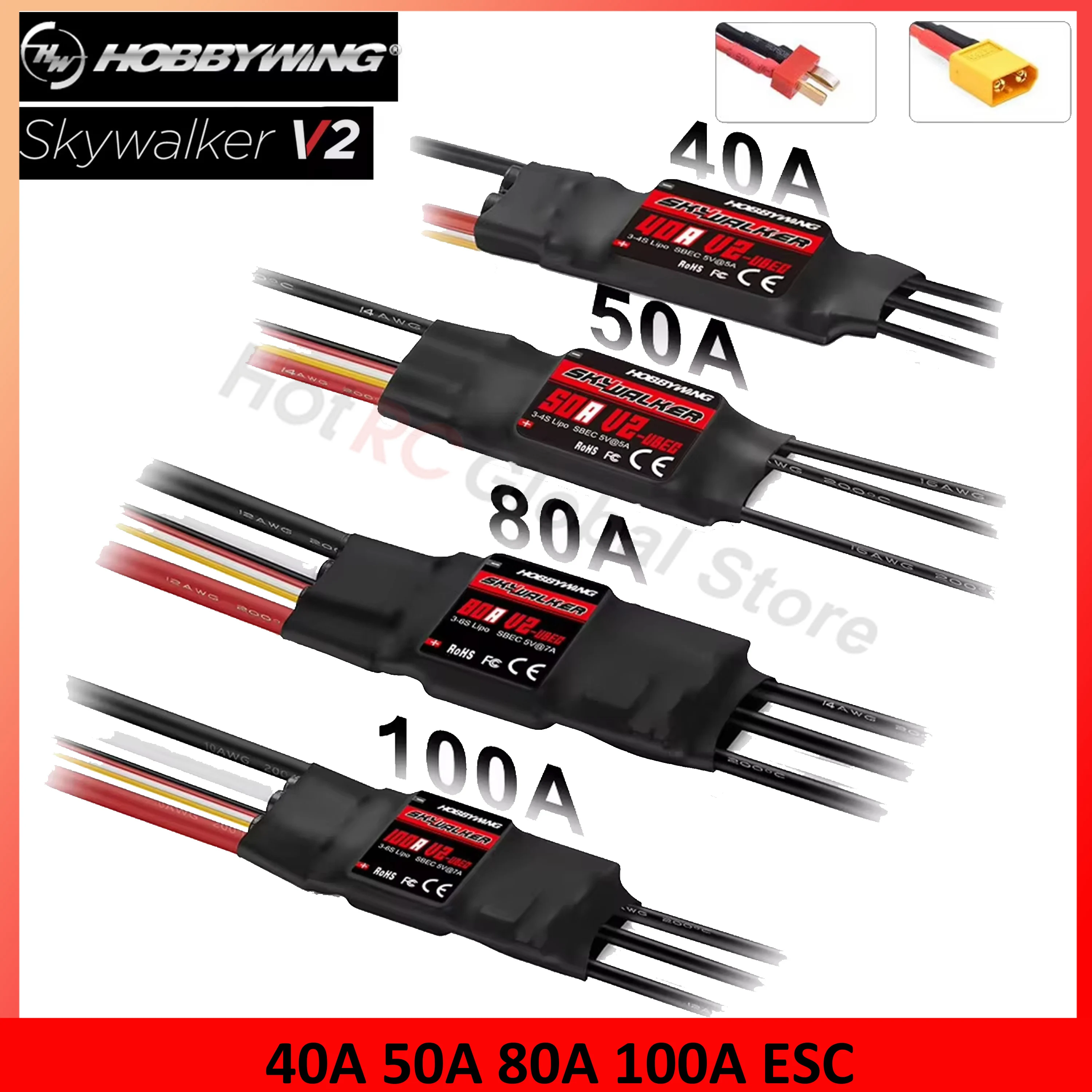 HOBBYWING Skywalker V2 Series  - Rc Plane Hobby Zone 评论和价格