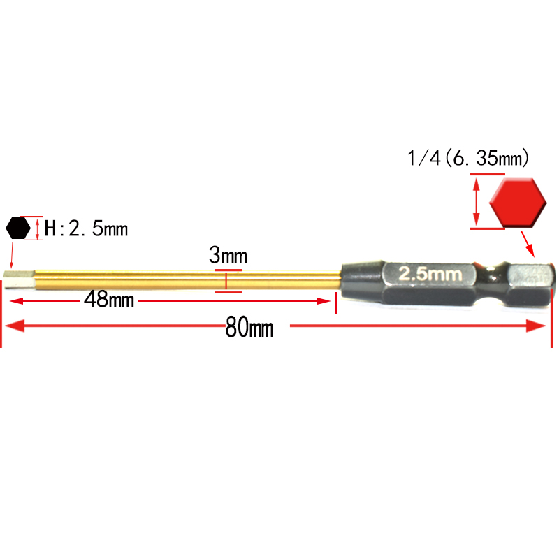 1/4Hex Screwdriver Set RC Repa - Rc Plane Hobby Zone 评论和价格