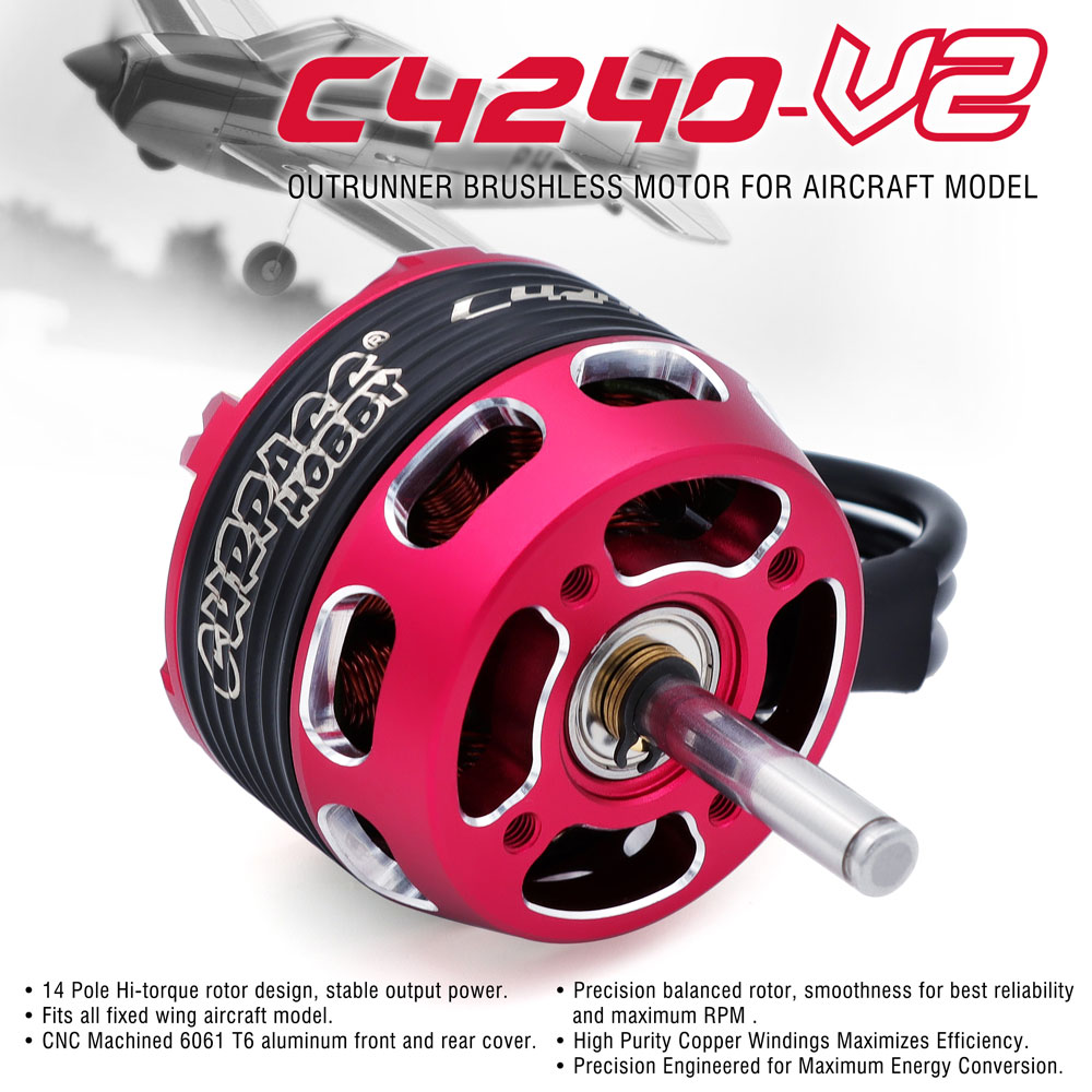 SURPASS HOBBY C4240 750KV/850K - Rc Hobby Motor 评论和价格
